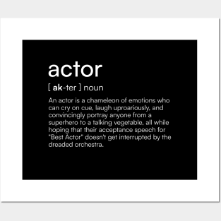 Actor definition Posters and Art